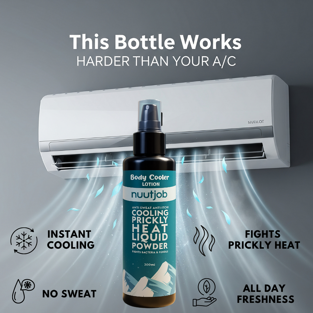 Body Cooler Prickly Heat Talcum Powder Replacement 100ml