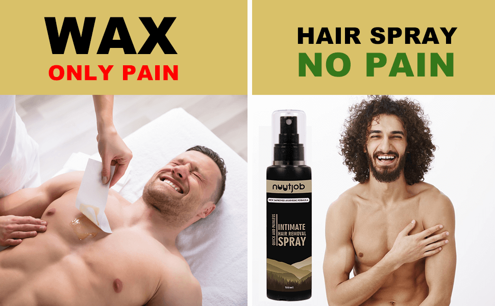 Nuutjob Ayurvedic Hair Removal Spray for Men 100ml